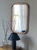 Mirror w/ Mango Wooden Frame